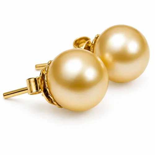 Brinco Pérola 8 mm em Ouro 18K
