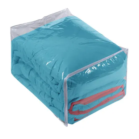 Kit 20 Organizador Enxoval com Zíper para Edredom e Coberta GG Pvc Guarda-Roupa