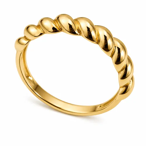 Anel Torcido em Ouro 18K