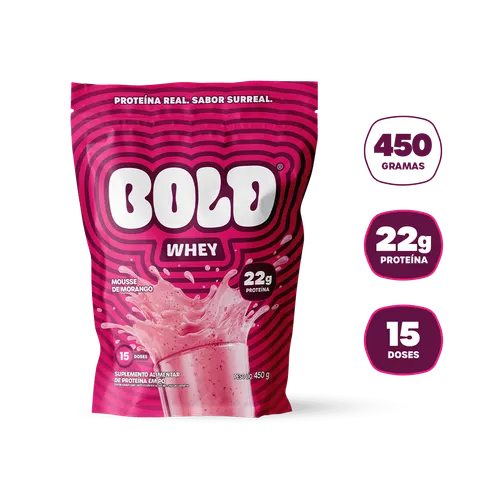 BOLD WHEY MOUSSE DE MORANGO (450g)