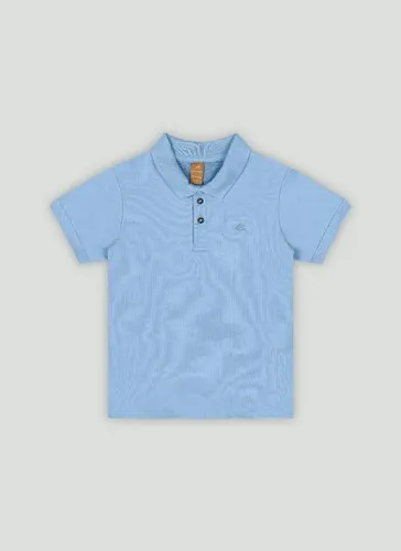 Camisa Polo Básica Infantil para Meninos Azul