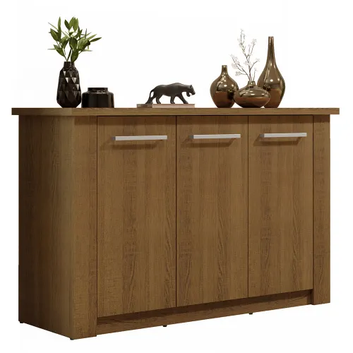 Buffet Aparador para Sala de Jantar Madesa 3 Portas Rustic