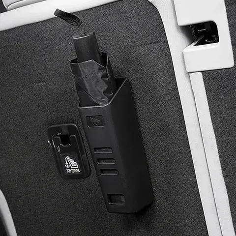 Organizador de Guarda-Chuvas Multiuso para Carro, Caixa de Armazenamento de Guarda-Chuvas, Suporte para Copos e Garrafas, Rack de Armazenamento, Acessórios para Interior de Carro