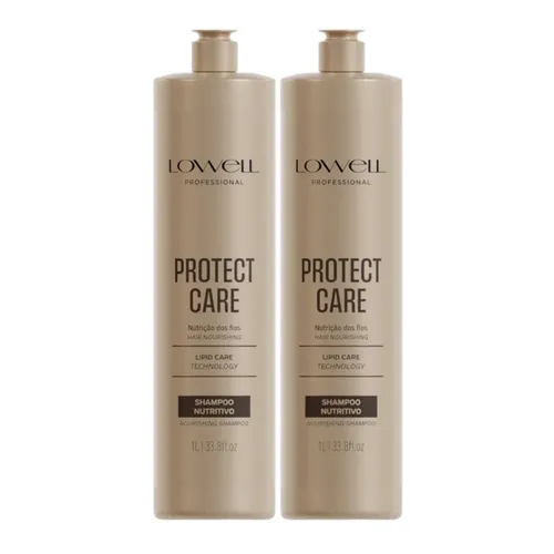 Kit Shampoo Lowell Protect Care Tratamento Diário Salon Duo