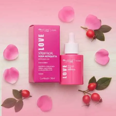 SERUM FACIAL DE ROSA MOSQUETA 30ml MAX LOVE