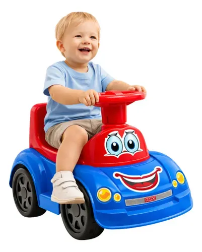 Totoca Quadriciclo Carrinho de Passeio Infantil Andador Totoka Menino