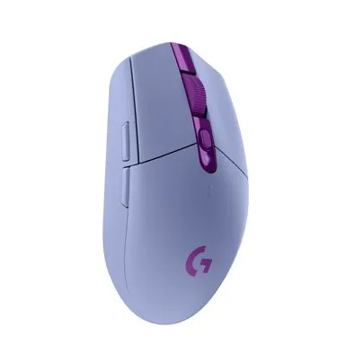 Mouse Gamer sem Fio Logitech G305 Lightspeed, 6 Botões, 12.000 DPI, Lilás - 910-006021
