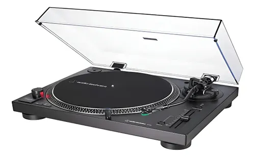 Toca Discos Audio-Technica Acionamento Direto Analógico e Digital AT-LP120XUSB-BK preto