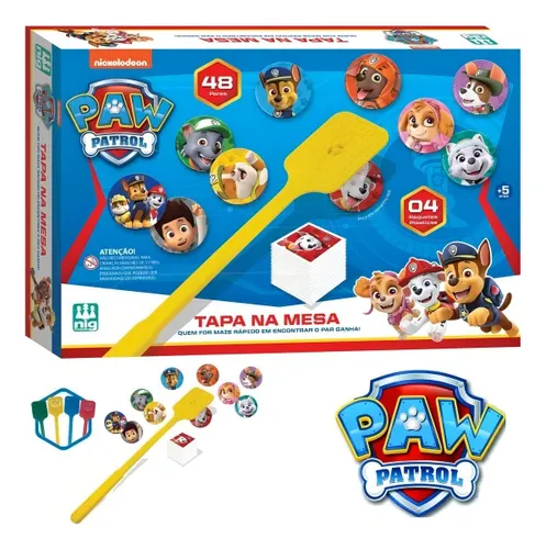 Jogo de Mesa Tapa na Mesa Patrulha Canina NIG Brinquedos 0681