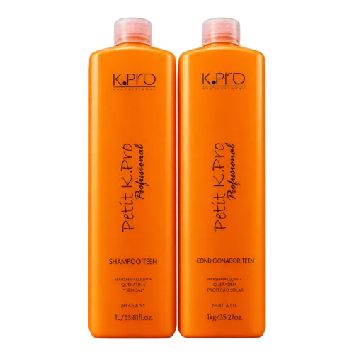 Kit Shampoo e Condicionador K.Pro Profissional Petit Teen 1 Litro