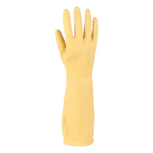 Luva Látex Natural Longa T10 S/Forro Ranhurada WK47 Worker