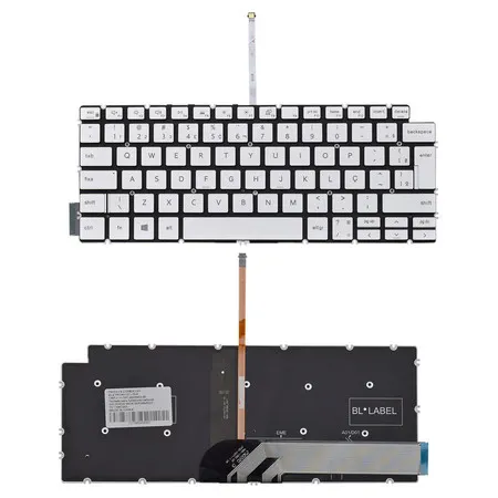 Teclado para Notebook compatível com Dell Inspiron 14-5406 ABNT2
