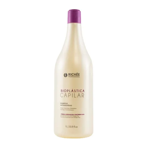 Shampoo Antirresiduo Richée Bioplástica Alinhamento 1000 ml