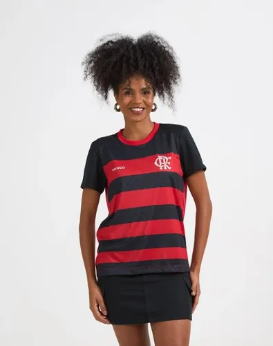 Camisa Braziline Feminina Flamengo Principia - unica - p