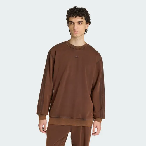 Moletom Gola Careca Washed Premium Essentials Retro Homem adidas
