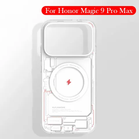 Capa protetora com acabamento fosco para Honor Magic 9 Pro Max, compatível com carregamento sem fio, capa traseira para HONOR MAGIC 9 PRO MAX.