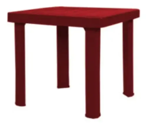 Mesa Mesinha Infantil Desmontável Multiuso Cor Vinho