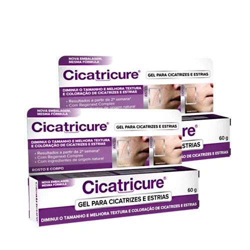 Kit Gel para Cicatrizes e Estrias Cicatricure 2 Unidades 30g