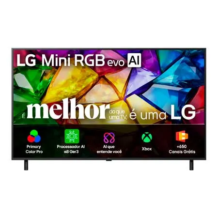 Smart TV LG Mini RGB evo AI 4K MRGB85 55 polegadas 2026 - 55MRGB85BSC