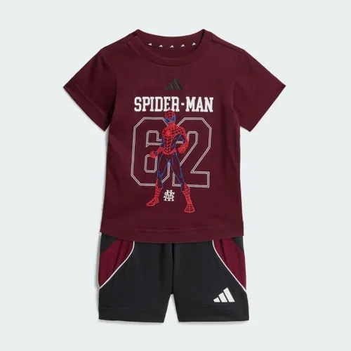Conjunto DE Camiseta  Marvel Spider-man Kids adidas
