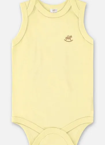 Body Regata em Suedine Unissex para Bebê (Amarelo) Up Baby