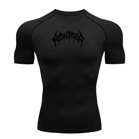 Camiseta de Compressão Masculina para Corrida, Manga Longa, Camisetas Esportivas, Suéter para Academia, Conjunto de Jogging Masculino, Camiseta Atlética