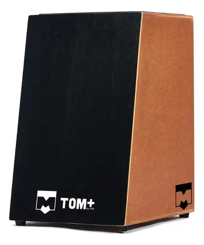 Cajon Fsa Tom Carron Inclinado Profissional Acústico Cor Preto