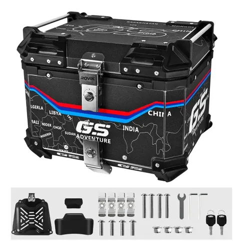 Bauleto Aluminio 45l Reforçado C/base de Fixação Univers