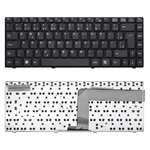 Teclado para Notebook Intelbras I200 ABNT2 - F10 WI-FI Preto