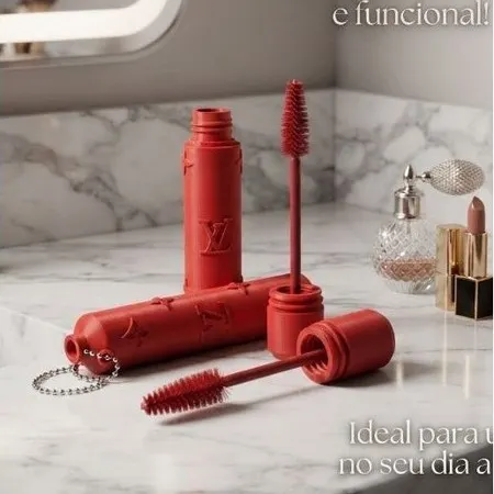 Kit 4 Porta Escova de Cílios Estilo Luxo Porta Rímel 3D
