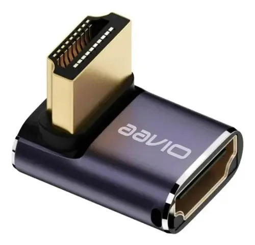 Adaptador Hdmi 8k 4k L 90 Graus Macho Fêmea Esquerda Direita