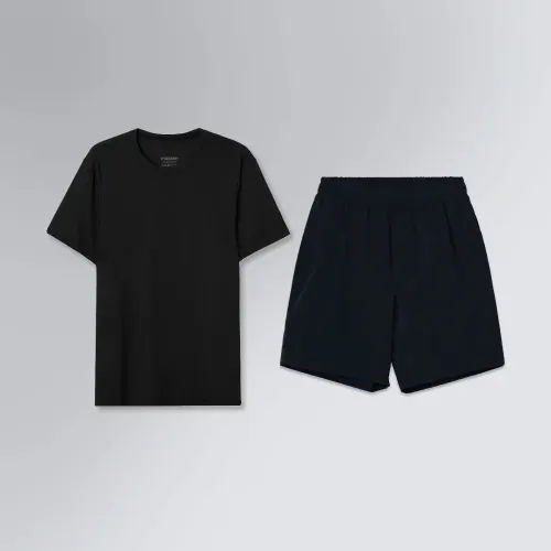 Kit Presente Tecnológico Masculino Tech T-Shirt e Bermuda Alfaiataria Future Shorts