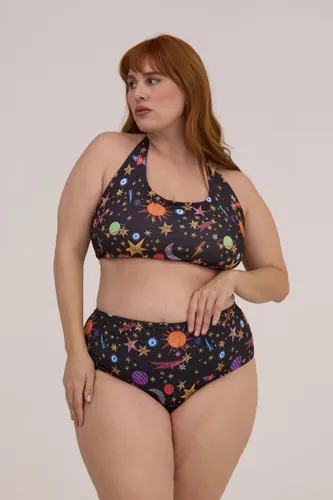 Hot Pant Biquini Estampa Galáxia