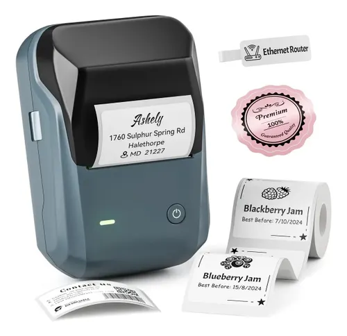 Impressora Térmica de Etiquetas Bluetooth Niimbot B1 Space Blue