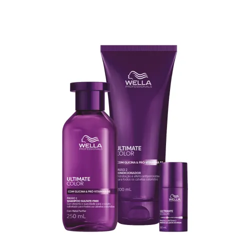 Kit Wella Professionals Ultimate Color - Tratamento Completo (3 Produtos)