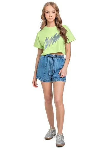 Blusa Juvenil com Paetê (Verde) Gloss