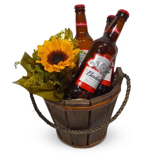 Balde com Cervejas Raio de Sol
