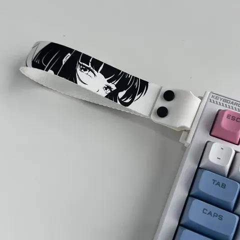 Moda teclado fita alça de teclado mecânico universal personalizado anime teclado fita teclado decoração acessórios