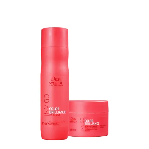 Kit Shampoo e Máscara Wella Professionals Invigo Color Brilliance 250ml E 150ml