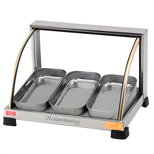 Estufa para Salgados 3 Bandejas Dupla Marchesoni Linha Ouro Inox EF.2.032