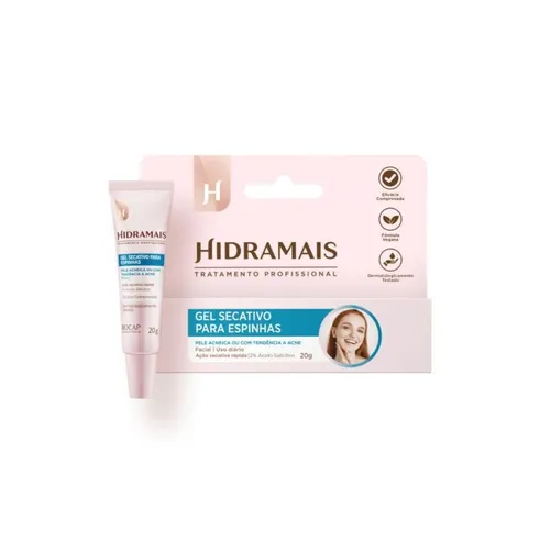 Gel Facial Hidramais Secativo para Espinhas 20g