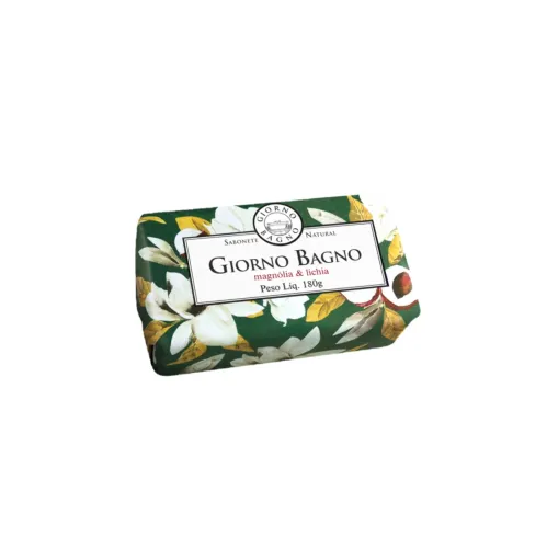 Sabonete Natural Magnólia e Lichia Giorno Bagno 180g