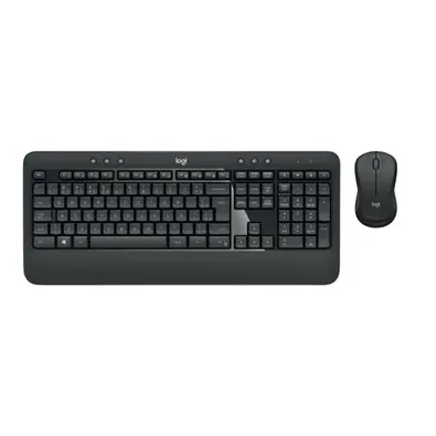 Teclado e Mouse Logitech MK540 Advanced sem Fio Multimídia Tecnologia Unifying Cinza ABNT2 - 920-008674
