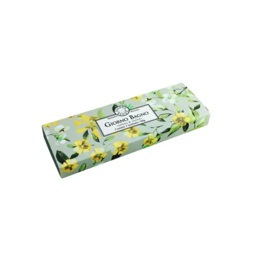 Sabonete Natural Verbena e Sândalo Giorno Bagno Kit com 3 Unidades de 100g