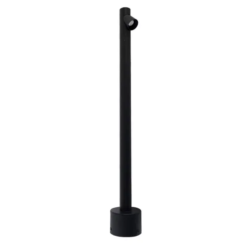 Balizador Led Alumínio Preto 4w 38° 3000k 60cm Ip65 Way