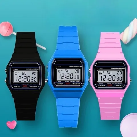 Relógio esportivo militar analógico digital masculino de luxo LED relógio de pulso à prova d'água para crianças e mulheres com pulseira de alarme
