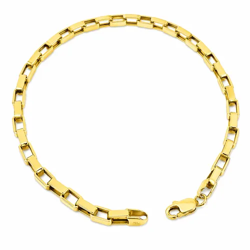 Pulseira 20,5 cm Elos Portuguesa em Ouro 18K