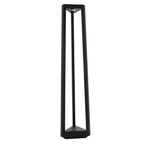 Balizador Led Alumínio 12w 3000k Ip65 80x16cm Lume - PRETO