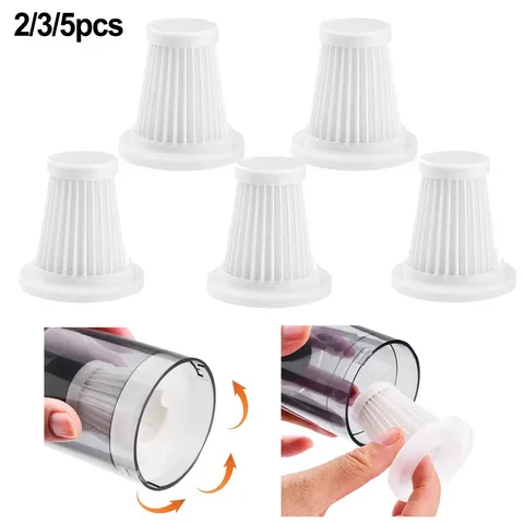 2/3/5/10/20 pçs aspirador de pó carro reutilizável substituir acessórios filtros laváveis aspirador de pó portátil acessórios reutilizáveis