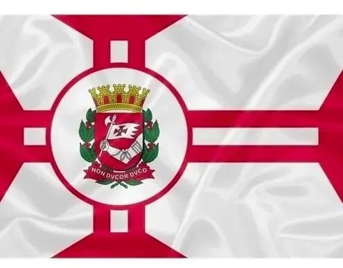 Bandeira Município de São Paulo Riph 128x90cm Poliester